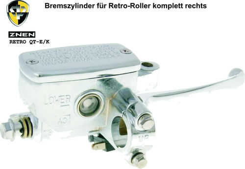 Bremszylinder Benzhou RetroRoller rechts 25mm ZNEN QTE 50ccm 125ccm CHINA ROLLER